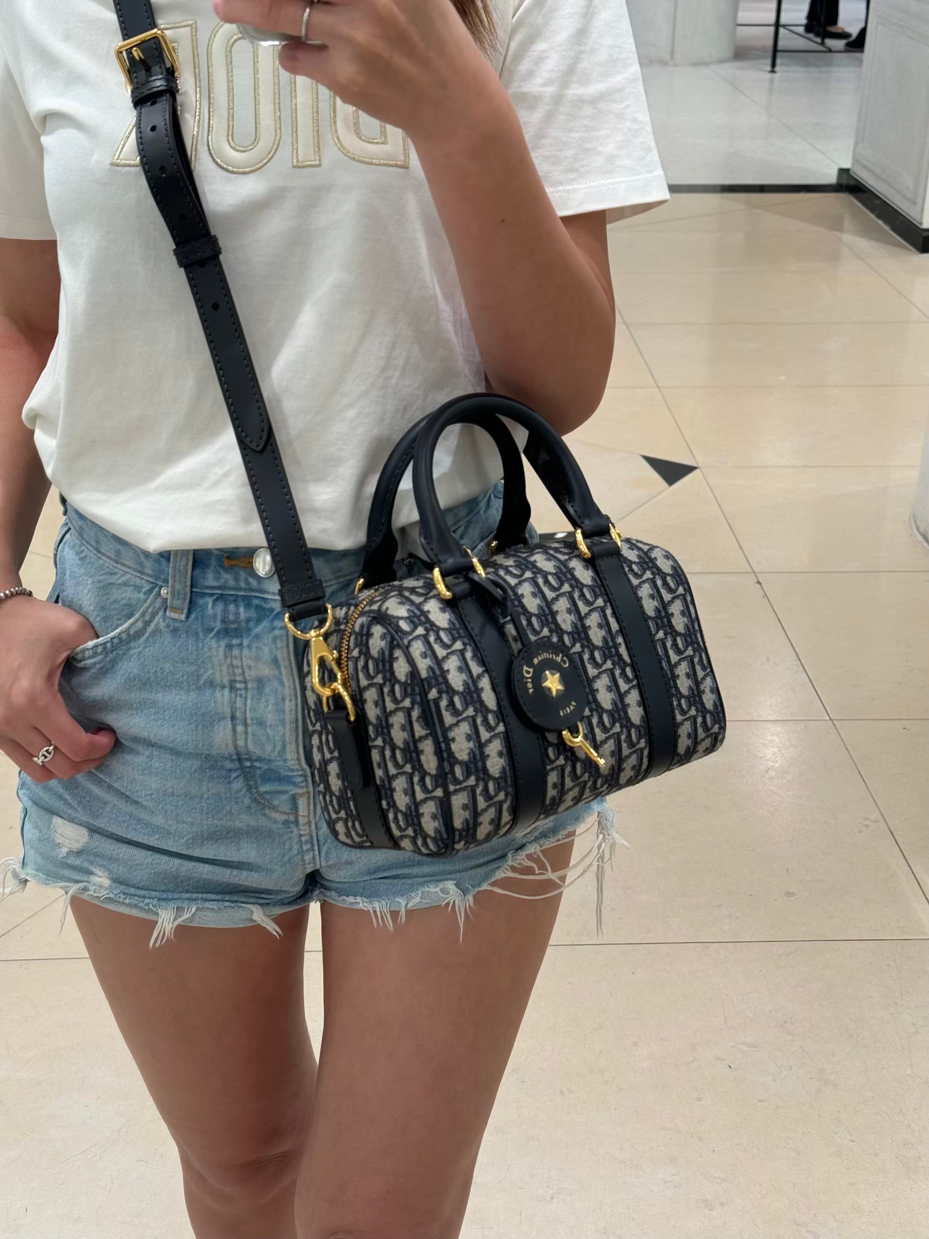 CHRISTIAN DIOR Dior Groove 20 Bag Dior handbag blue LondonKelly