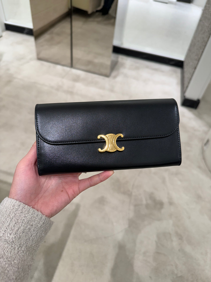 Celine large hotsell flap wallet