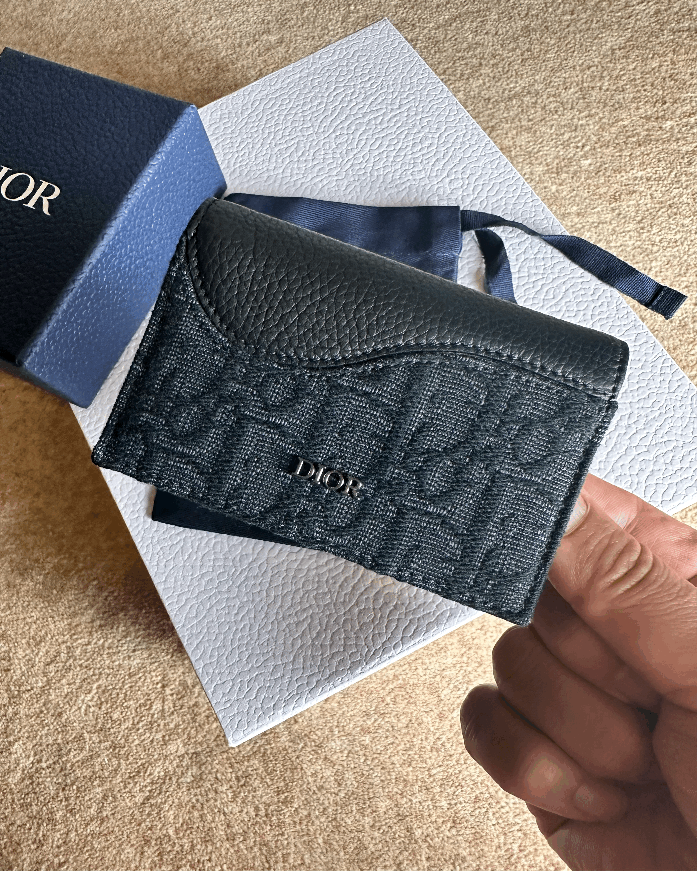 Saddle Card Dior Oblique Card Holder Price Christian Dior Saddle