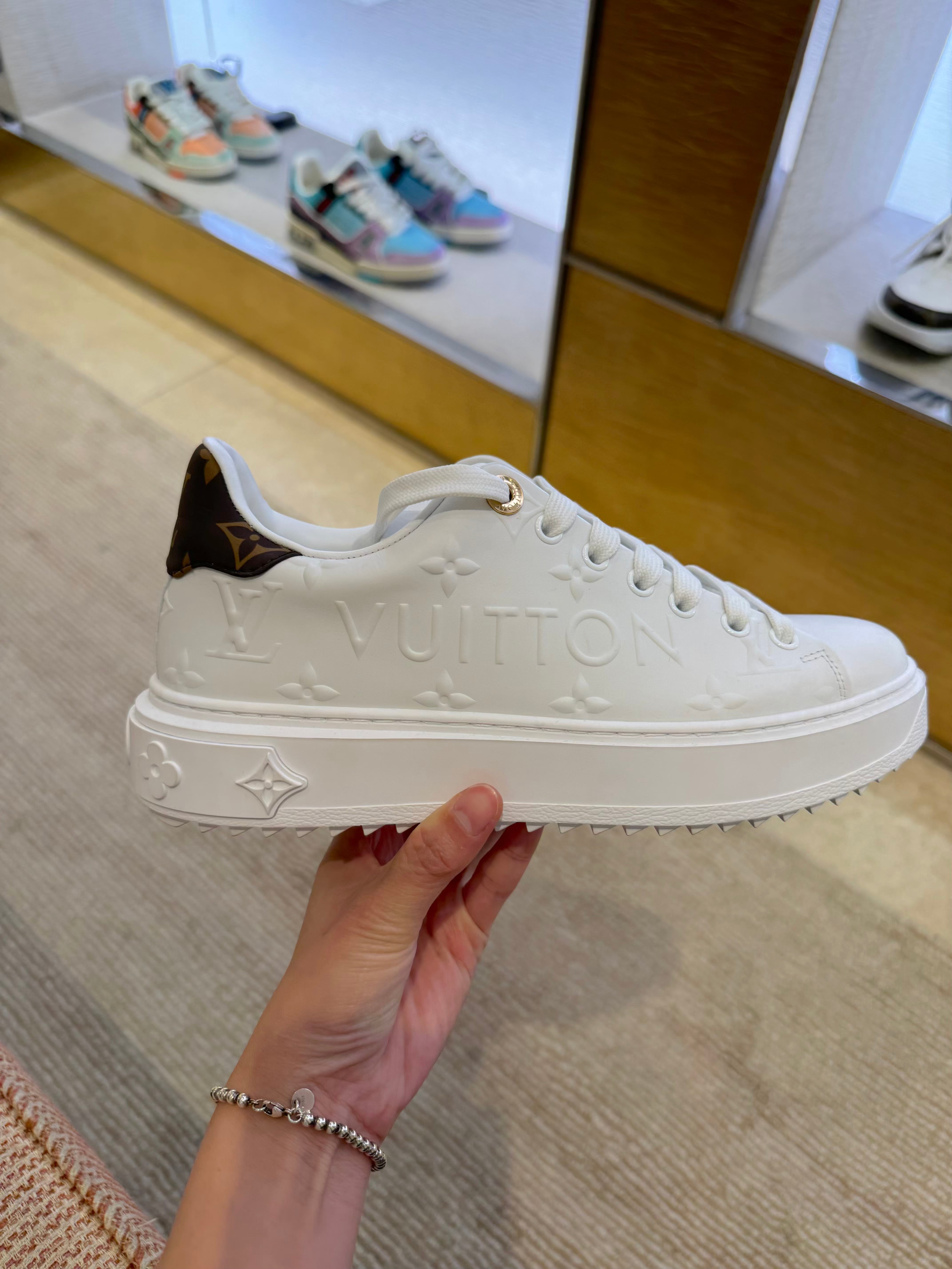 LOUIS VUITTON 1AAP6H Time Out Trainers | Louis Vuitton sneakers (white)