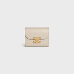 CELINE Small Wallet Triomphe Shiny Calfskin | 賽琳 牛皮凱旋門銀包 (多色)