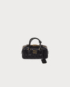 MIU MIU Arcadie Matelasse Nappa Leather Bag Regular Size | 缪缪 手袋 (黑色)