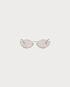MIU MIU Logo Sunglasses Light Gold Lenses(淺金色鏡片)