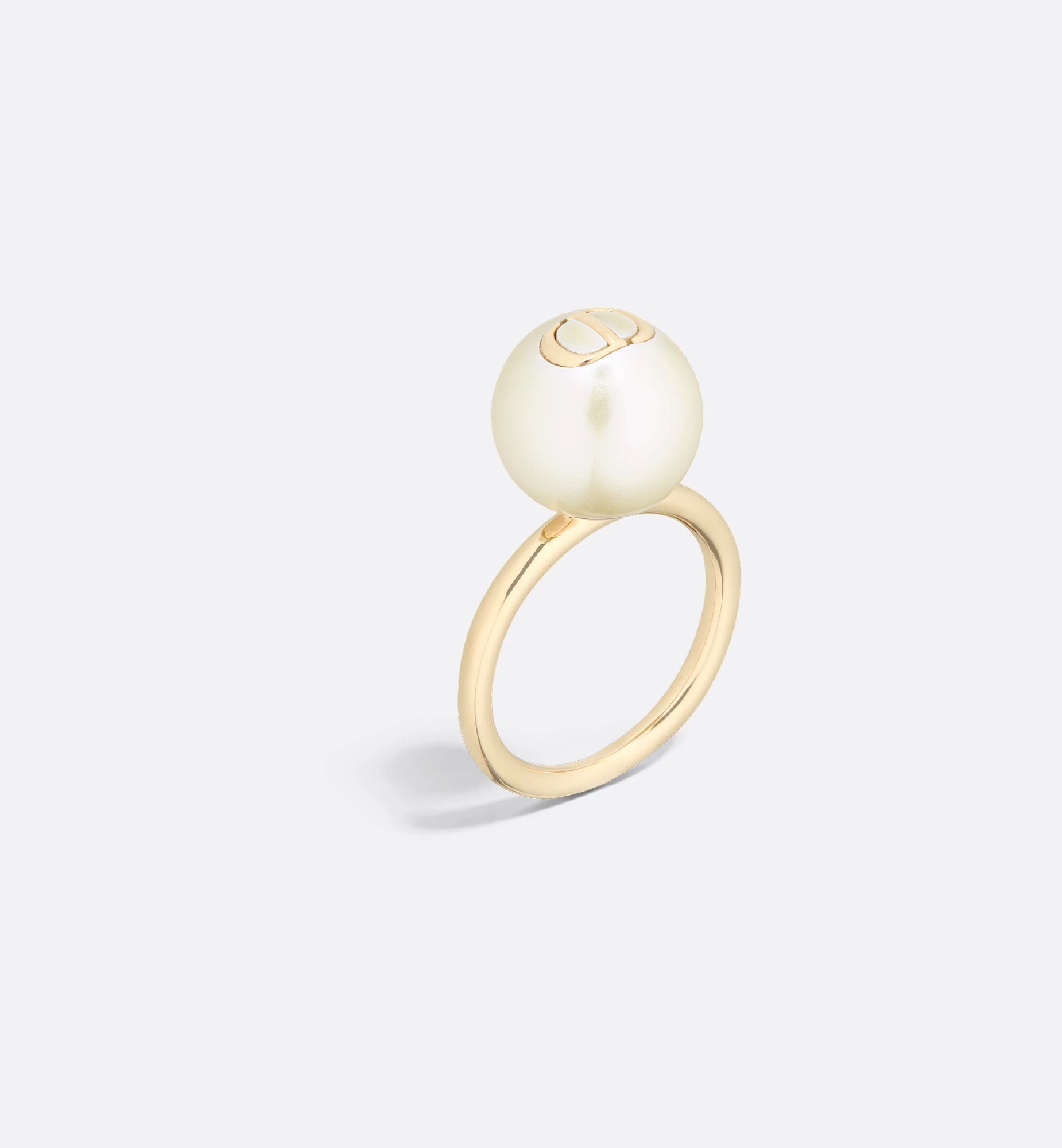 CHRISTIAN DIOR Dior Amulets Ring Matte Gold-Finish Metal