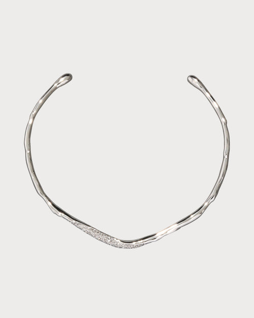 ALEXIS BITTAR Solanales Gold Crystal Skinny Collar(3 Colors)