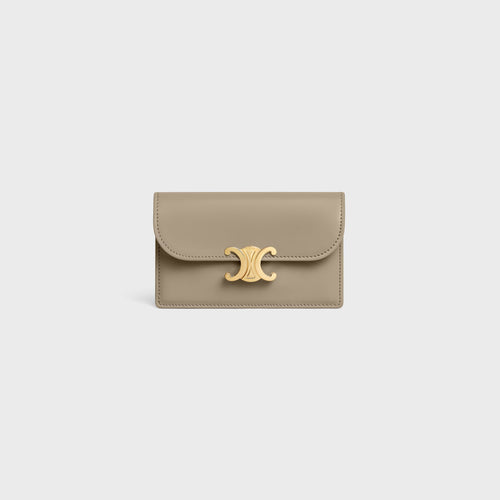 CELINE Long Card Wallet with Flap Triomphe | 賽琳 卡套 (多色)