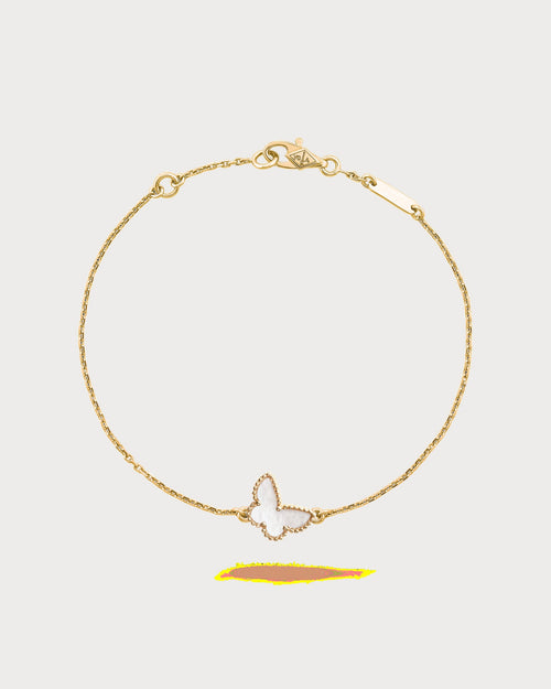 VAN CLEEF & ARPELS Sweet Butterflies Bracelet | Van Cleef & Arpels Butterfly Bracelet (Yellow Gold)