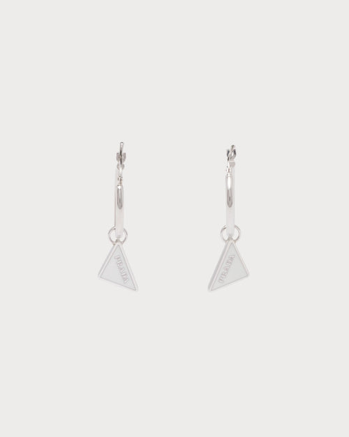 PRADA 1JO973 Symbole Drop Earrings | Prada earrings (multi-color)