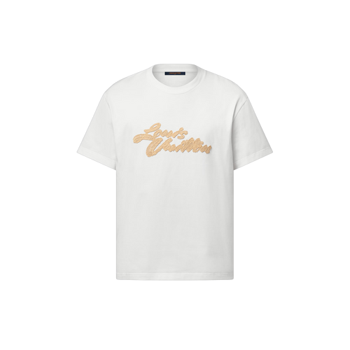 LOUIS VUITTON 1AHW92 Embroidered Signature T-Shirt | 路易威登 男仕上衣 (多色)