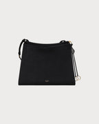 ALAIA Le Click Medium Square Bag In Nubuck(Medium/Black) - LONDONKELLY 英国名牌代购