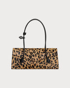 ALAIA Le Teckel Flap Tote Bag In Leopard Haircalf(Leopard) - LONDONKELLY 英国名牌代购