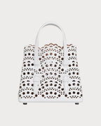 ALAIA Mina 16 bag in vienne wave calfskin(White) - LONDONKELLY 英国名牌代购