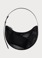ALAIA One Piece Demi Lune Bag In Fishnet (Black) - LONDONKELLY 英国名牌代购