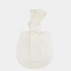 ANYA HINDMARCH Tie the Knot Clutch | 安雅·希德瑪芝 Tie the Knot 手拿包(象牙白) - LondonKelly 英國名牌代購