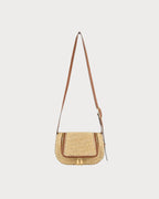 ANYA HINDMARCH Vere Raffia Small Cross - body | 安雅·希德瑪芝 Vere 草編小型斜背包(天然色) - LondonKelly 英國名牌代購