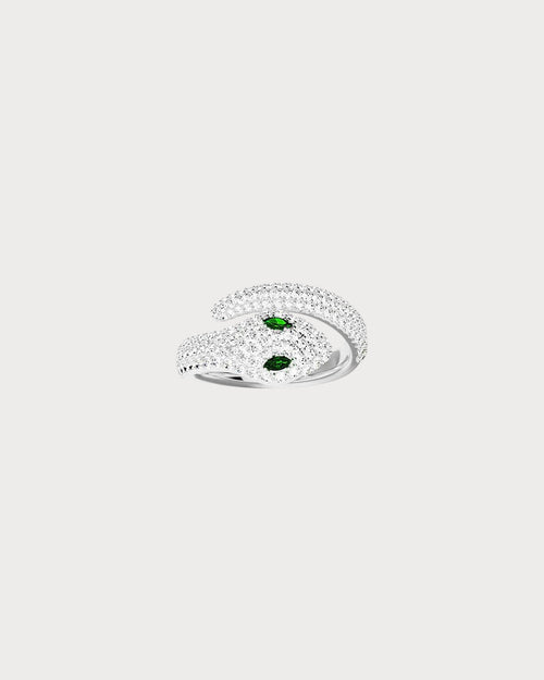 APM MONACO A20641XKG Kaa Wrap Ring | 缠绕戒指 (银色) - LondonKelly 英国名牌代购