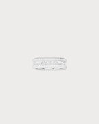 APM MONACO A22334OX Pave Ring | 鑲石戒指 (銀色) - LondonKelly 英國名牌代購