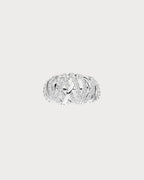 APM MONACO A23806OX Enlace Ring | 交織戒指 (銀色) - LondonKelly 英國名牌代購