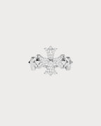 APM MONACO A23981OX Statement Cross Ring | 个性十字戒指 (银色) - LondonKelly 英国名牌代购