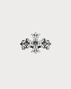 APM MONACO A23981XBR Statement Cross Ring | 個性十字戒指 (深灰色) - LondonKelly 英國名牌代購
