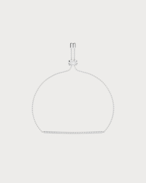 APM MONACO AB2785OX Adjustable Bracelet with Paved Line | 可调节手链 (银色) - LondonKelly 英国名牌代购