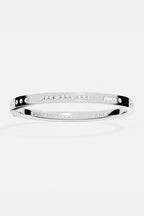 APM MONACO AB4604OX BONHEUR Morse Code Bangle | 摩斯密碼手鐲 (銀色) - LondonKelly 英國名牌代購