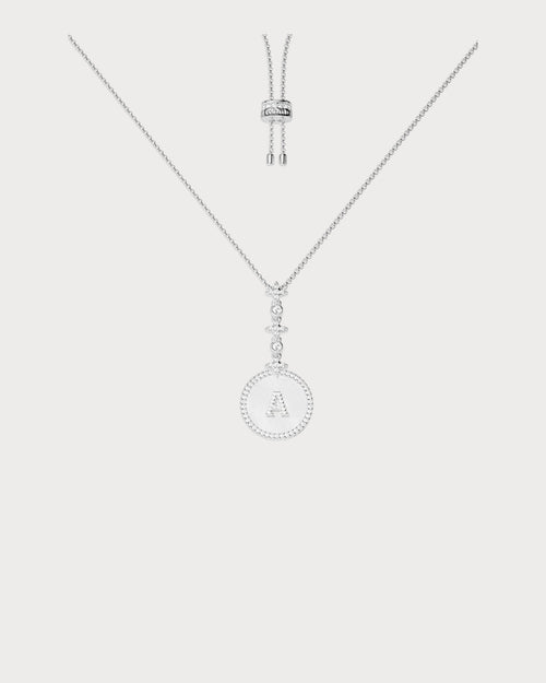 APM MONACO AC5794XNAA Alphabet Eternelle Adjustable Necklace | 可調式頸鏈 (銀色) - LondonKelly 英國名牌代購