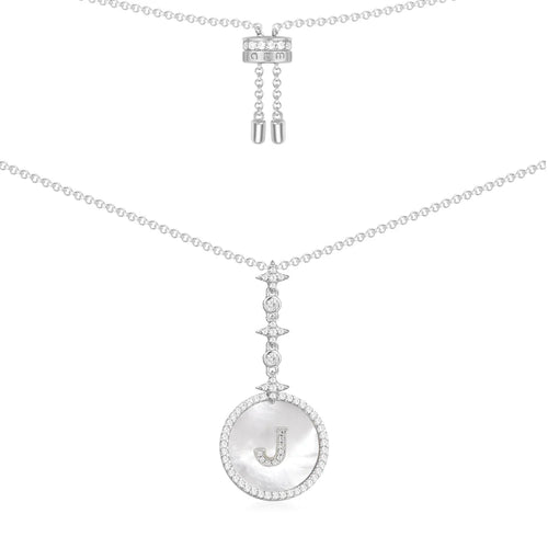 APM MONACO AC5794XNAA Alphabet Eternelle Adjustable Necklace | 可調式頸鏈 (銀色) - LondonKelly 英國名牌代購