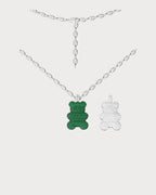 APM MONACO AC7819XKG XL Mint Yummy Bear Chain Necklace | 链条颈链 (银色) - LondonKelly 英国名牌代购