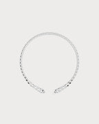 APM MONACO AC8141OX Kaa Wrap - Around Choker | 缠绕式颈链 (银色) - LondonKelly 英国名牌代购