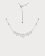 APM MONACO AC8231OX Multi - Heart Adjustable Necklace | 多心形可调式项链 (银色) - LondonKelly 英国名牌代购