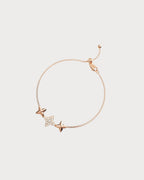 APM MONACO PB5402OX Triple Meteorites Rose Gold Adjustable Bracelet | 三流星可调手链 (玫瑰金) - LondonKelly 英国名牌代购