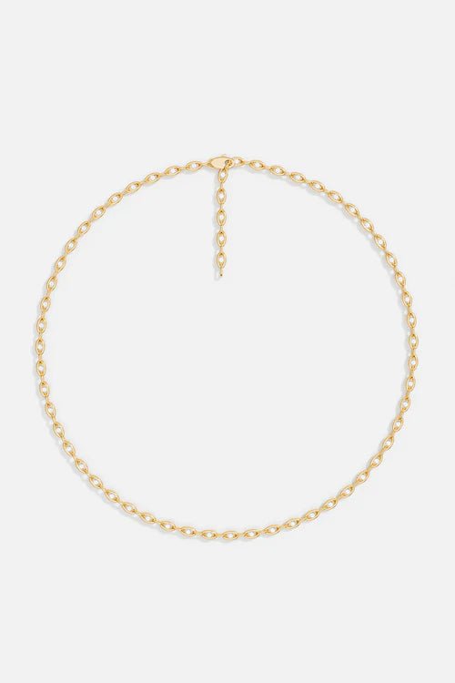 APM MONACO YC7483OX Pavé Chain Adjustable Necklace | 可調式頸鏈 (金色) - LondonKelly 英國名牌代購