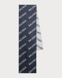 BALENCIAGA Allover Logo Macro Scarf(3 Colors) - LONDONKELLY 英國名牌代購