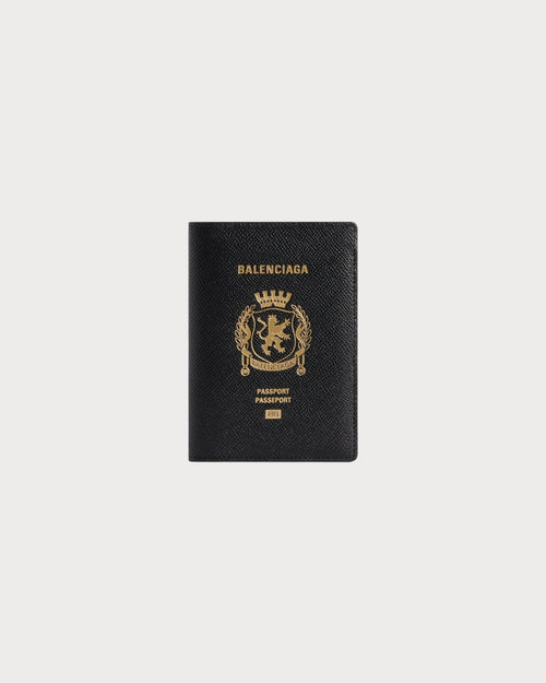 BALENCIAGA Men's Passport Holder Black | 巴黎世家 護照封套 (黑色) - LondonKelly 英國名牌代購