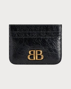 BALENCIAGA Monaco Card Holder Black | 巴黎世家 卡套 (黑色) - LondonKelly 英國名牌代購