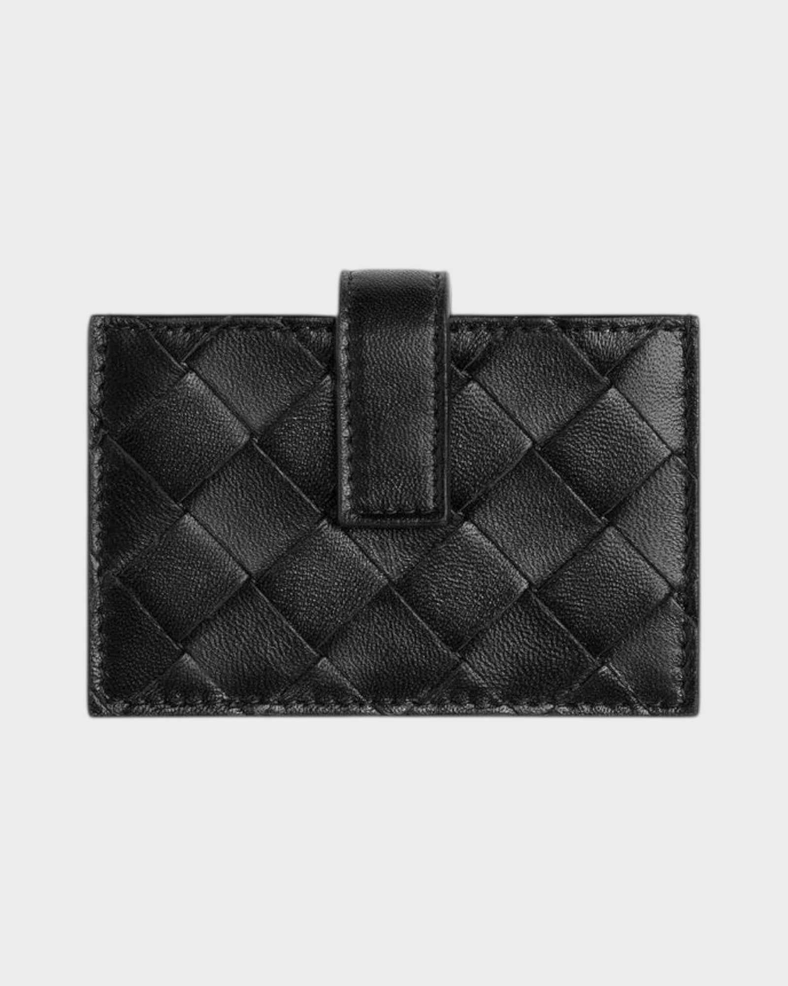 BOTTEGA VENETA BV Intrecciato Accordion Card Holder(Black