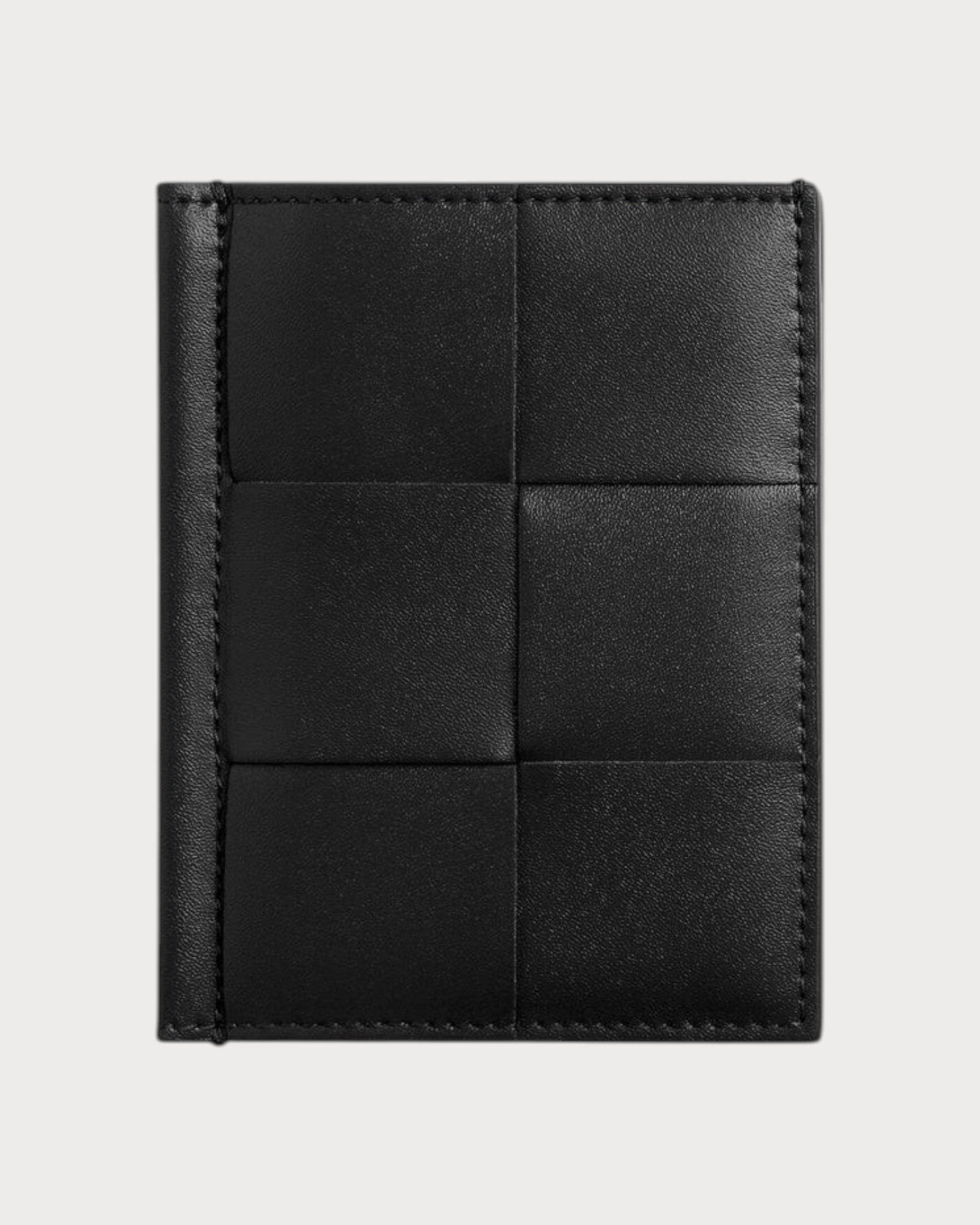 BOTTEGA VENETA BV (M) Cassette Slim Flap Card Case Calfskin(Black