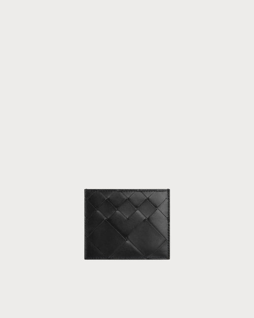 BOTTEGA VENETA Men's Intrecciato Calfskin Credit Card Case | 葆蝶家 男仕卡套 (黑色) - LondonKelly 英國名牌代購
