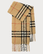 BURBERRY Check Alpaca Wool Blend Boucle Scarf Wool(Many) - LONDONKELLY 英國名牌代購