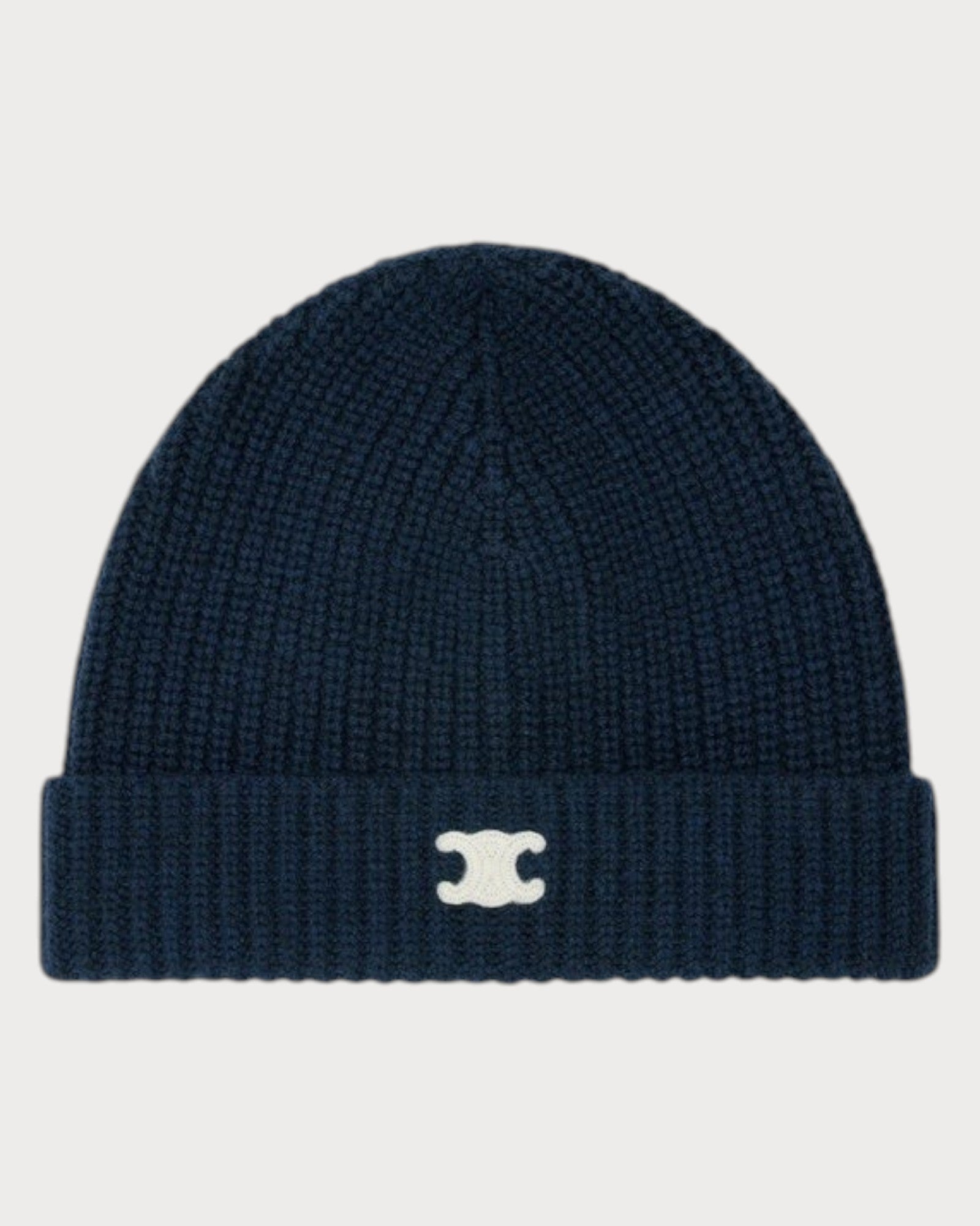 CELINE Beanie with Triomphe Patch Wool(2 Colors) | LONDONKELLY