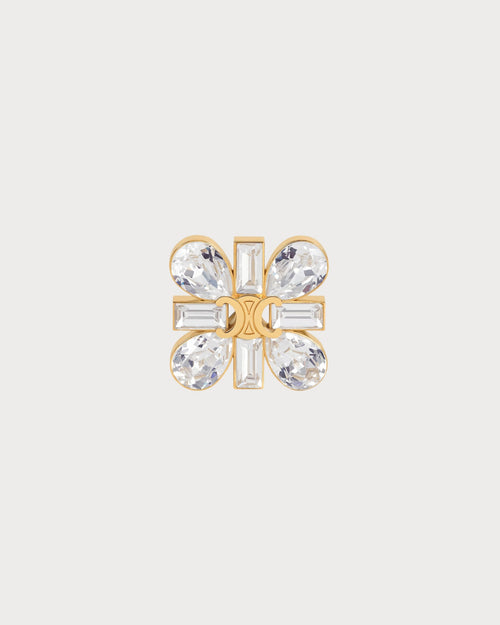 CELINE Daisy Brooch in Strass and Brass with Gold Finish | 賽琳 胸針 (金色) - LondonKelly 英國名牌代購