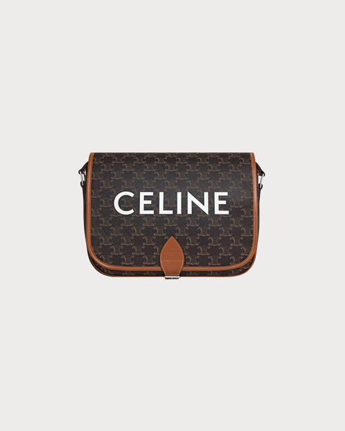 CELINE Men's Messenger Folco In Triomphe Canvas | 賽琳 男仕手袋 (啡色) - LondonKelly 英國名牌代購