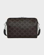 CELINE Men's Mini Boston In Triomphe Canvas | 赛琳 男仕手袋 (黑色) - LondonKelly 英国名牌代购