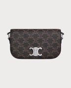 CELINE Men's Small Crossbody Bag Triomphe in Shiny Calfskin (Black) | 赛琳 男仕TRIOMPHE亮泽牛皮革小号斜背袋 (黑色) - LONDONKELLY 英国名牌代购