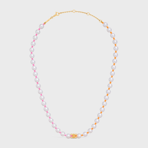 CELINE Plage Pearl Necklace | 賽琳 頸鏈 (彩色) - LondonKelly 英國名牌代購
