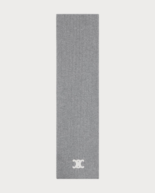 CELINE Triomphe Scarf | 赛琳 颈巾 (Grey)