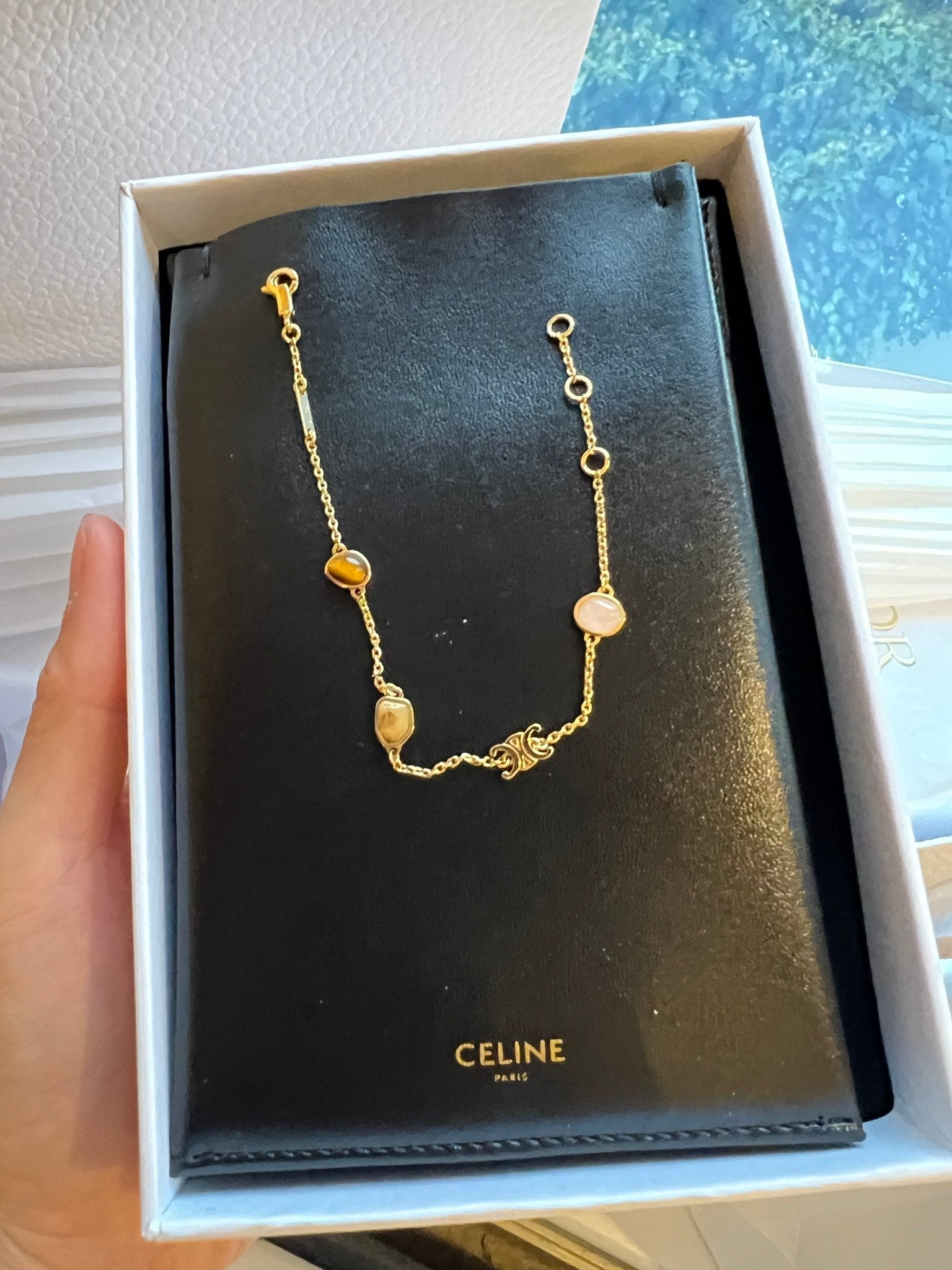 CELINE Triomphe Indie Bracelet | 賽琳 手鏈 (金色)