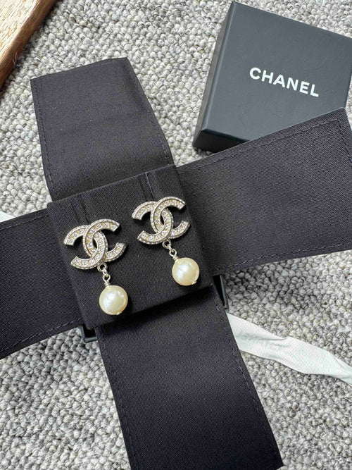 CHANEL A86506 Classic Earrings with Pearl(Gold) - LONDONKELLY 英國名牌代購