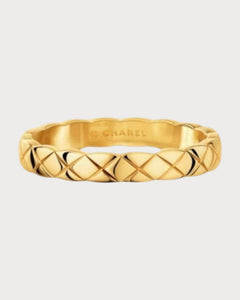 CHANEL J11793 Coco Crush Ring Quilted Motif Mini & 18K White Gold | 香奈兒 戒指 (多色) - LONDONKELLY 英國名牌代購
